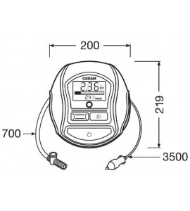 Compresseur d'air Osram OTI1000