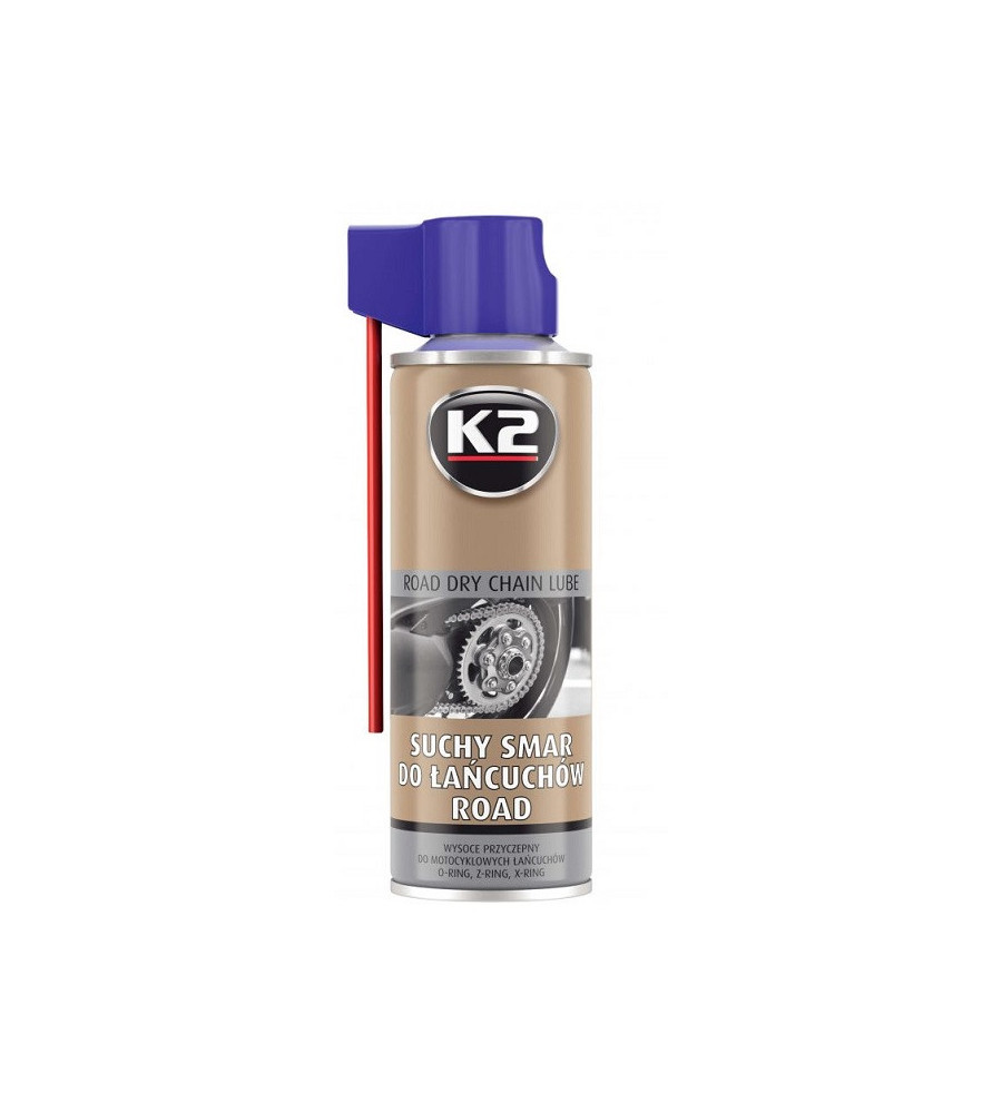 LUBRIFIANT CHAINE SEC ROUTE K2 400ML